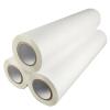 Three stacked standard DTF transfer film rolls ready for wholesale and bulk export