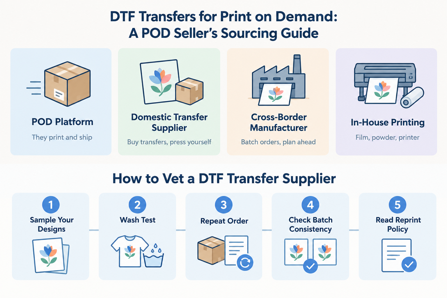DTF Transfers for Print on Demand: A POD Seller’s Sourcing Guide