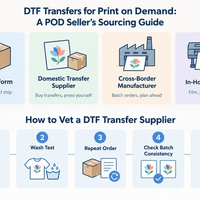DTF Transfers for Print on Demand: A POD Seller’s Sourcing Guide