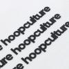 Custom 3D raised silicone heat transfer printed text on white clothing fabric