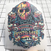 Vibrant custom DTF heat transfer graphic featuring Camp Crystal Lake horror design