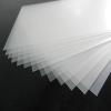 Fan-stacked pre-cut matte heat transfer PET release film sheets for wholesale supply