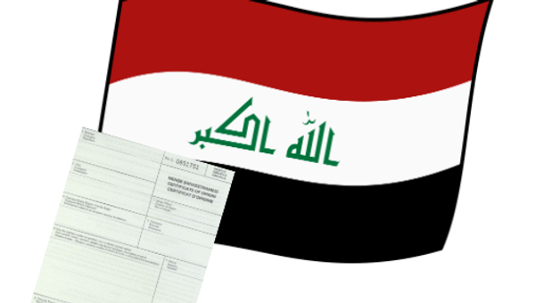 Requirement of Invoice Information in Certificate of Origin for Exports to Iraq