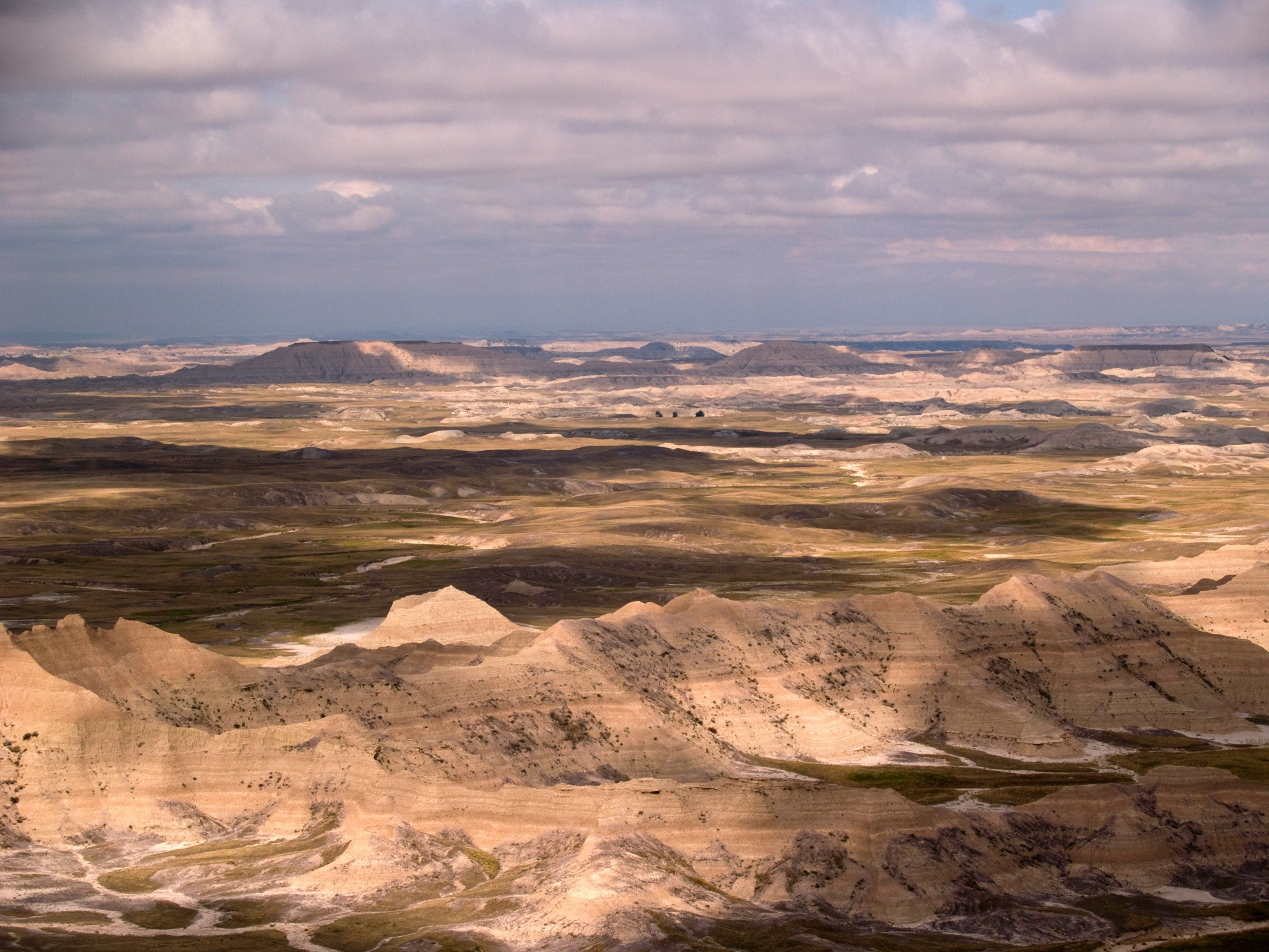 Sheep Table Mountains in the Badlands of South Dakota