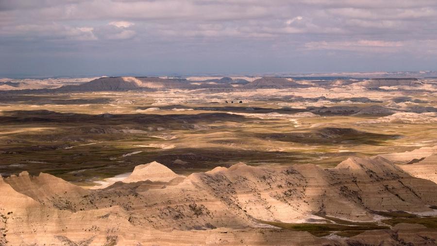 Sheep Table Mountains in the Badlands of South Dakota
