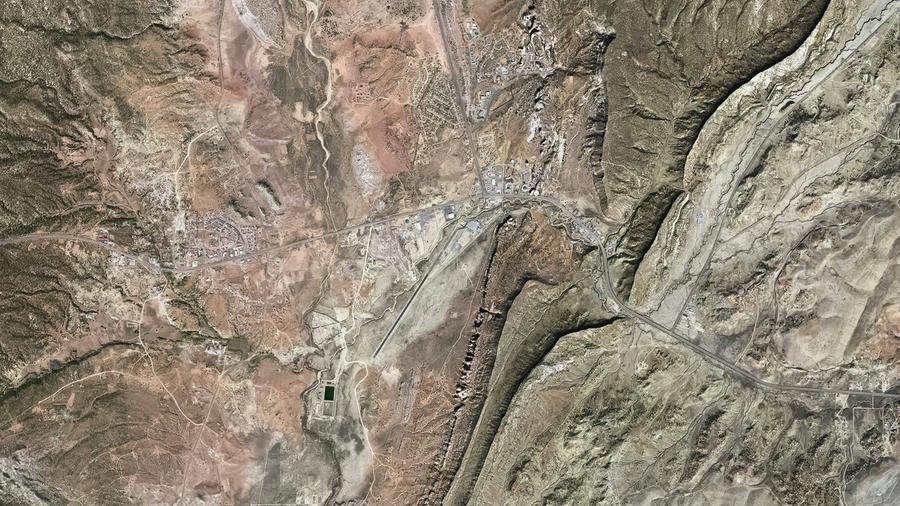 Landsat image of Window Rock, Arizona