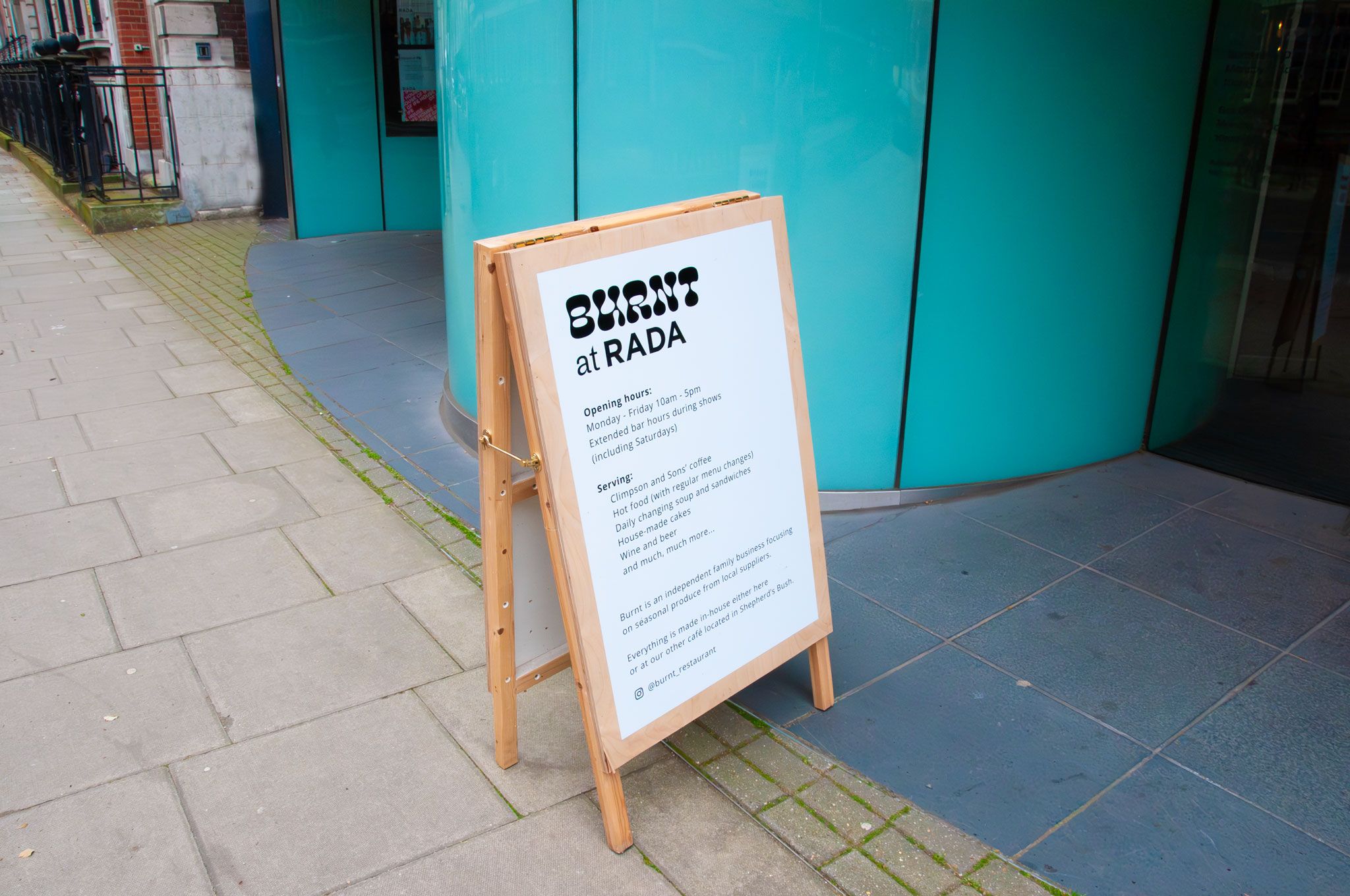 Burnt Restaurant at RADA | Bloomsbury - London