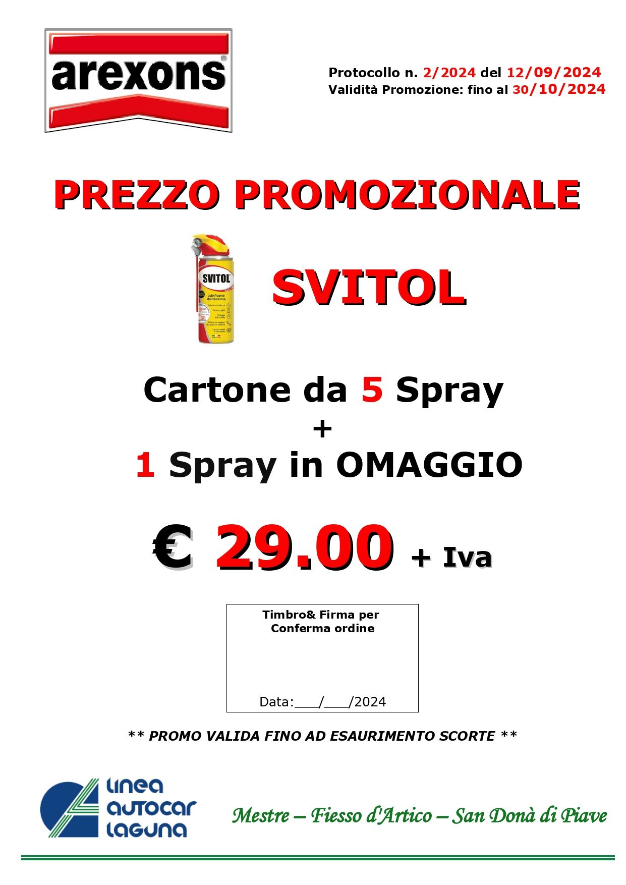 Locandina promozione