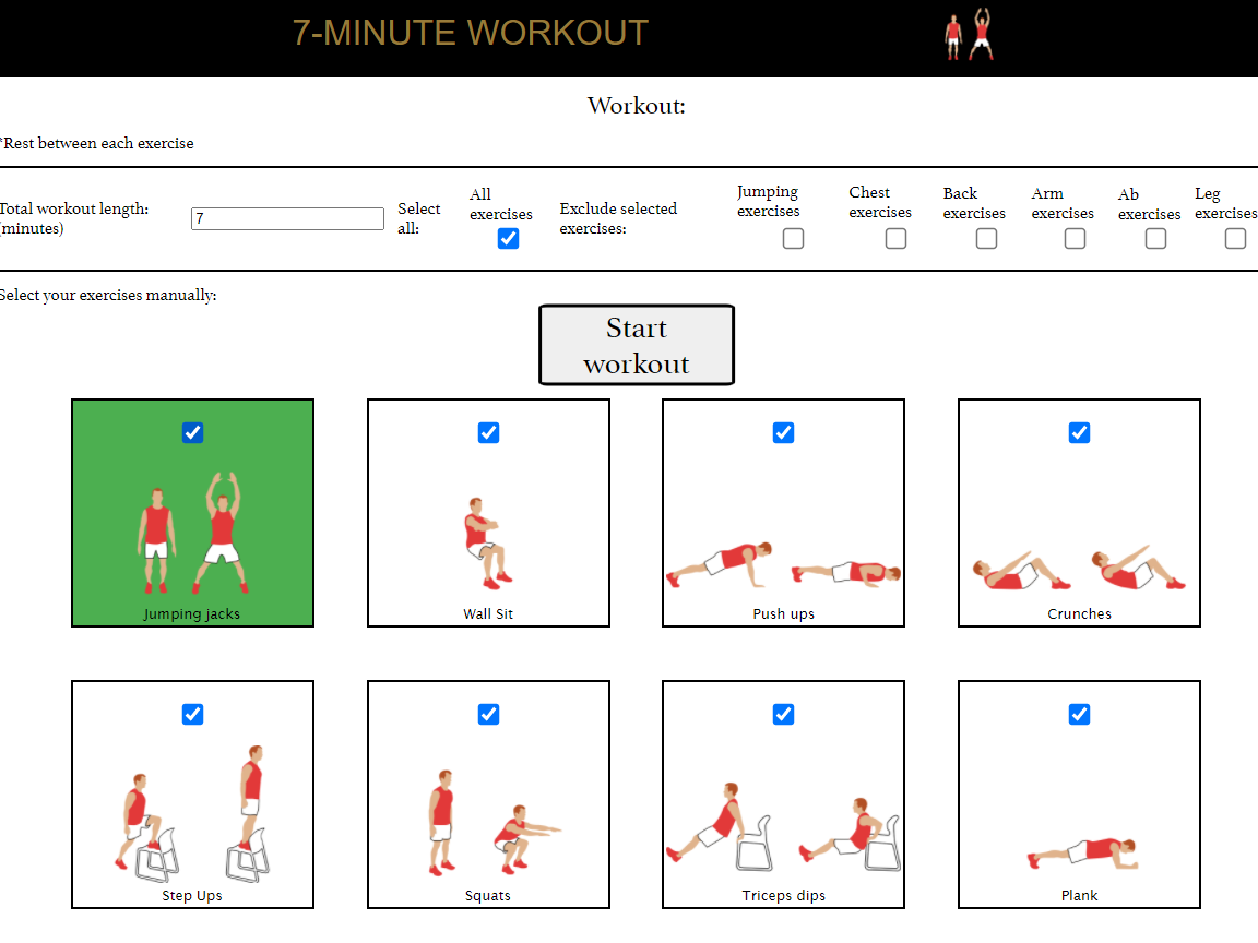 7 minute workout