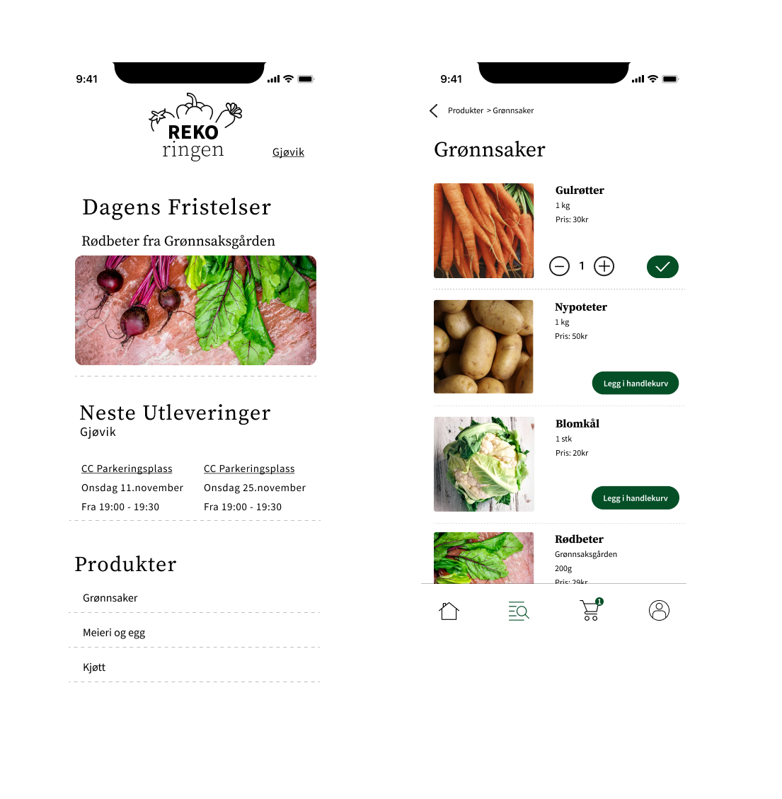 Informasjonsarkitektur - “REKO-ringen”
