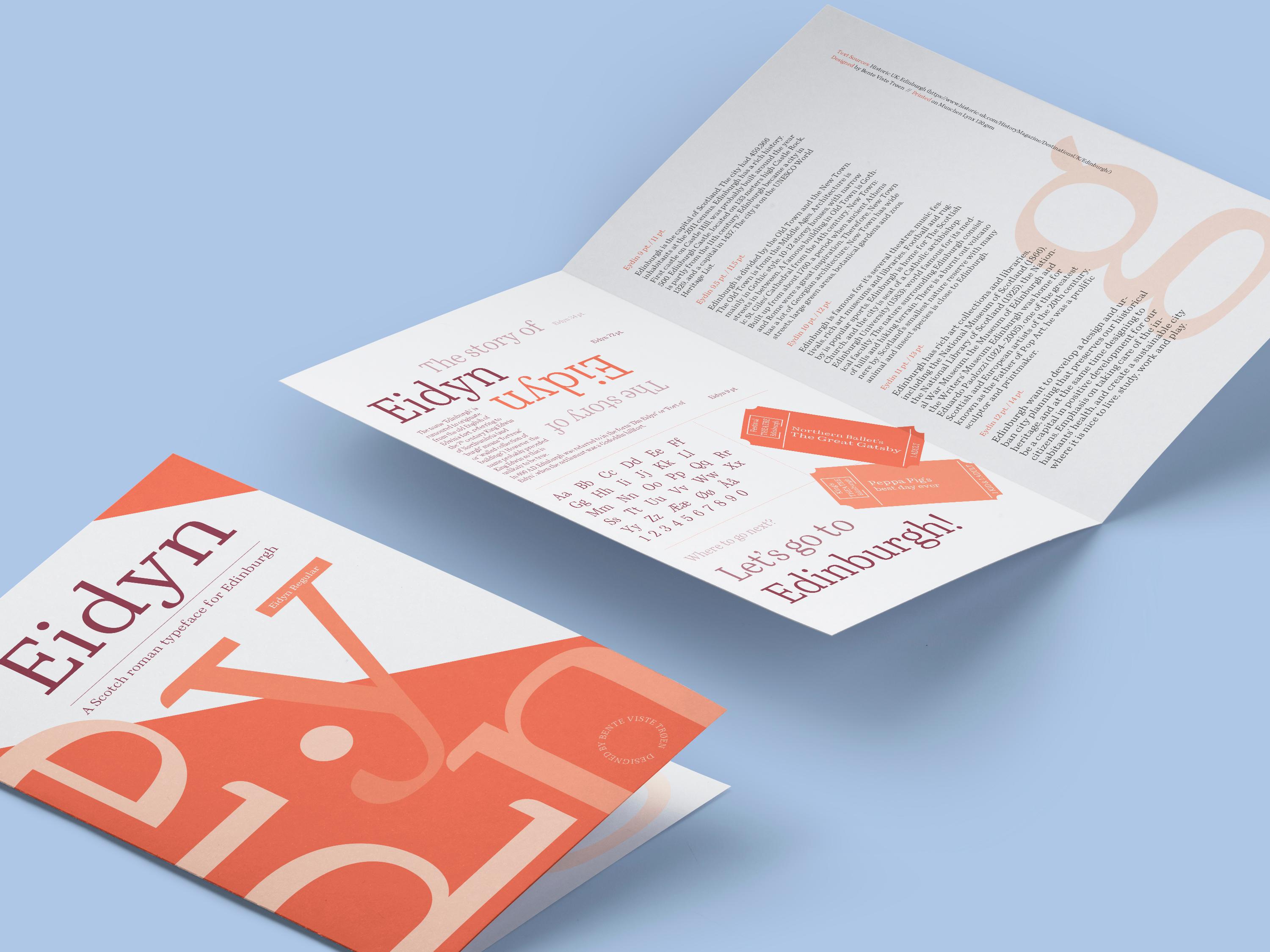 Eidyn regular – Skriftdesign