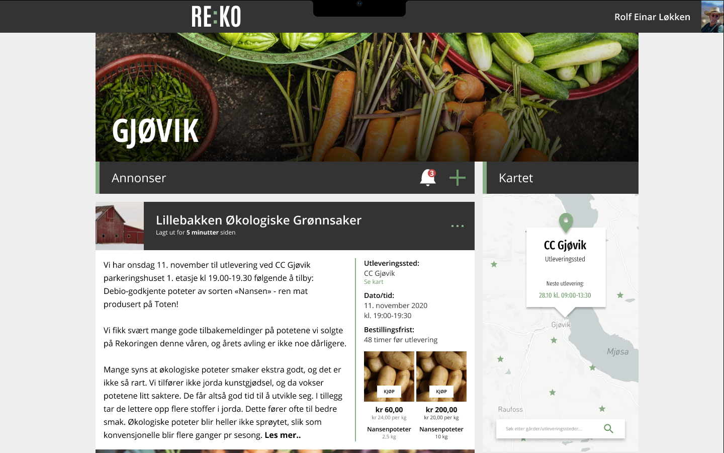 Informasjonsarkitektur - “REKO-ringen”