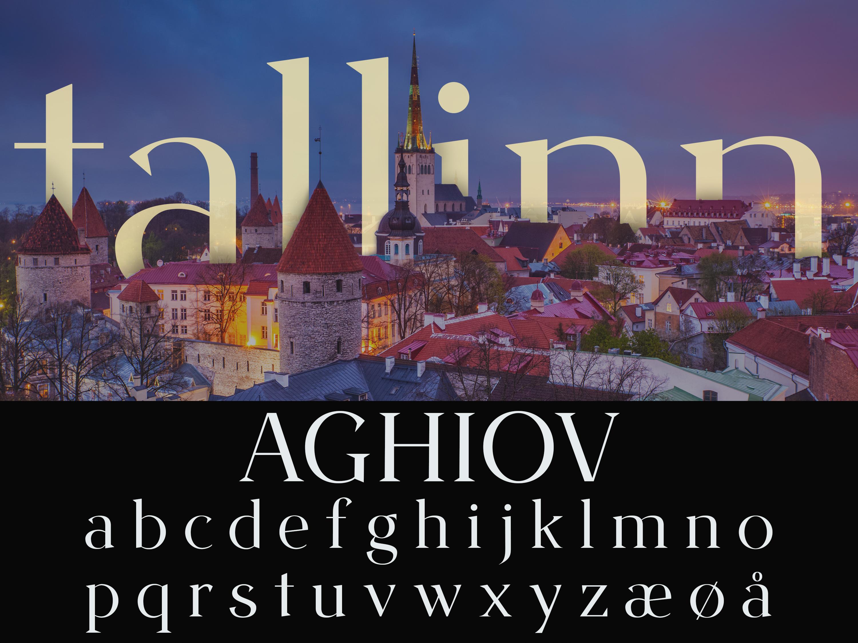 Tallinn – Skriftdesign