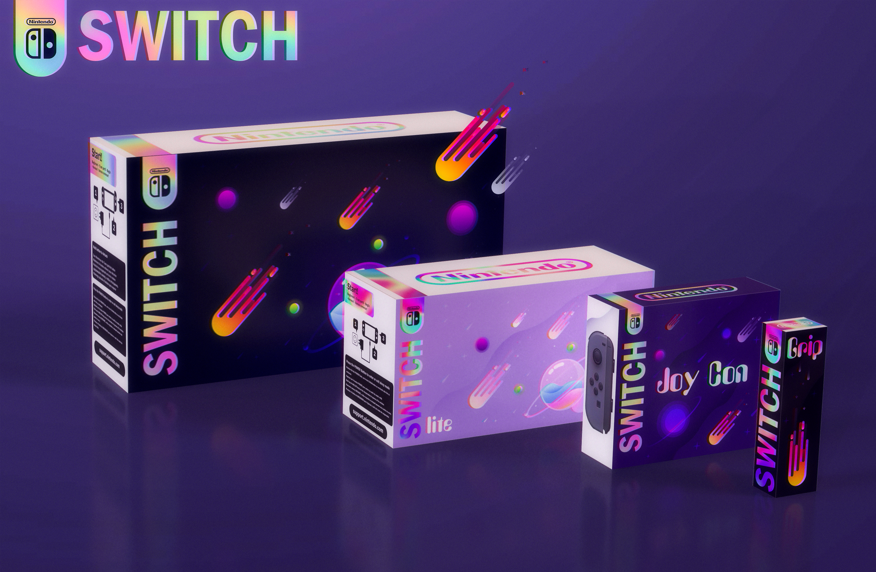 Nintendo Switch – Emballasjedesign