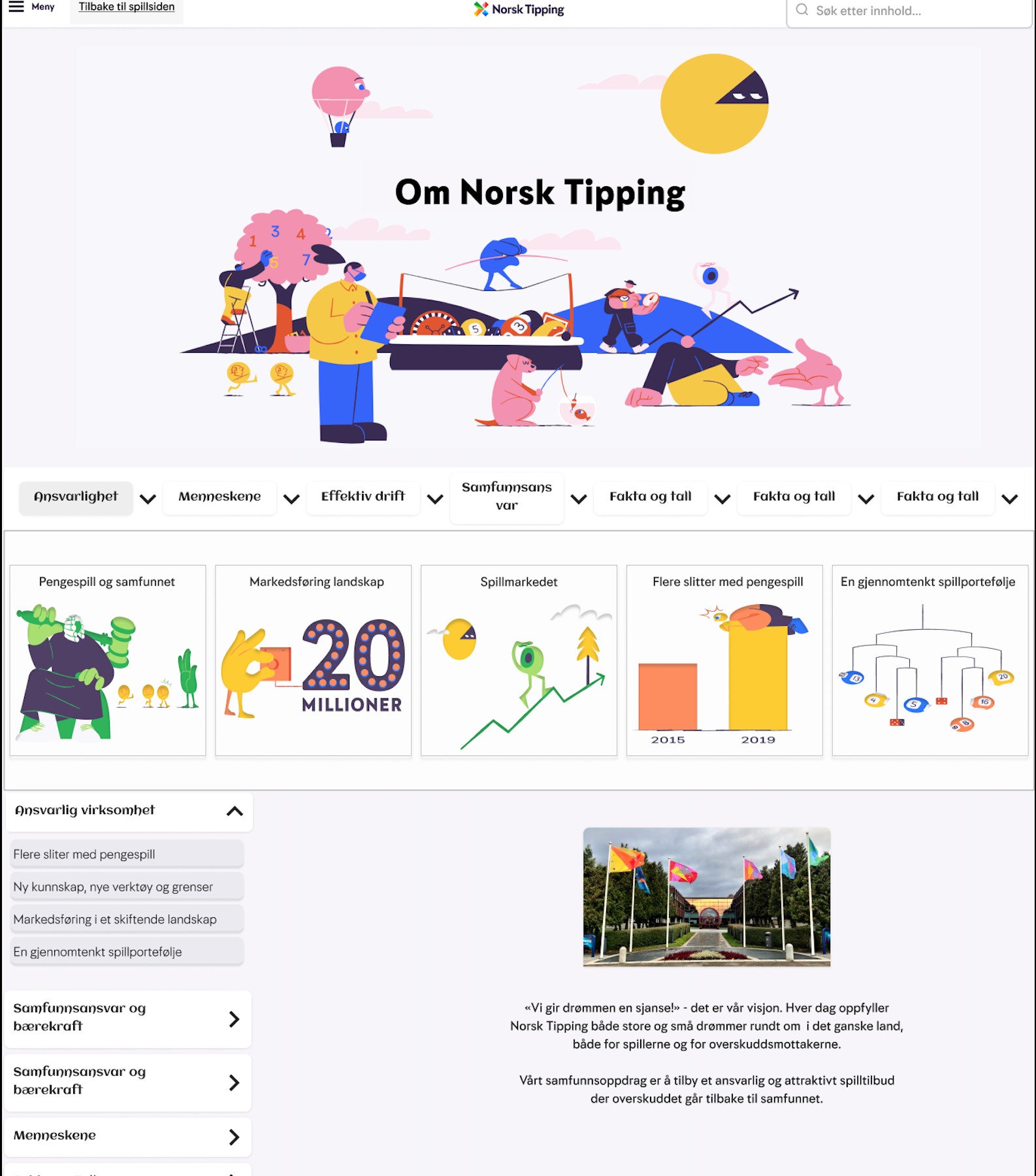 Designpraksis i bedrift - “Norsk Tipping”