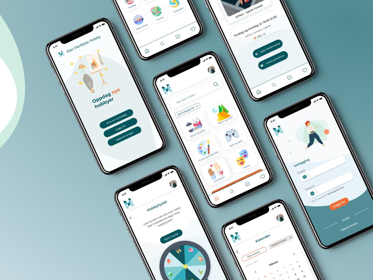 Design og prototyping for nettbrett og mobil - “The Perfect Hobby”