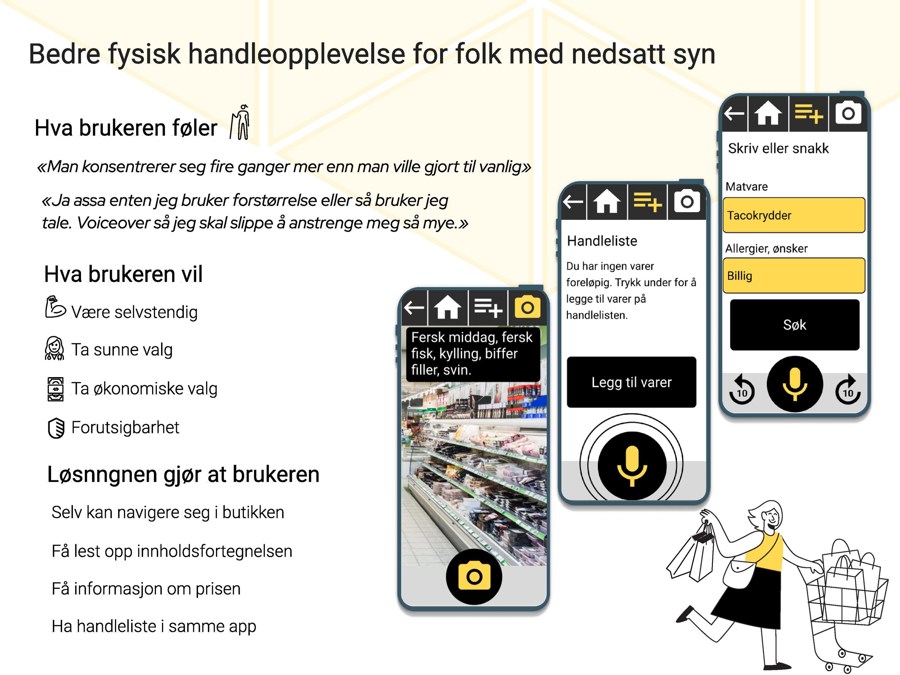 Tjenestedesign - “Bedre fysisk butikkopplevelse for svaksynte”