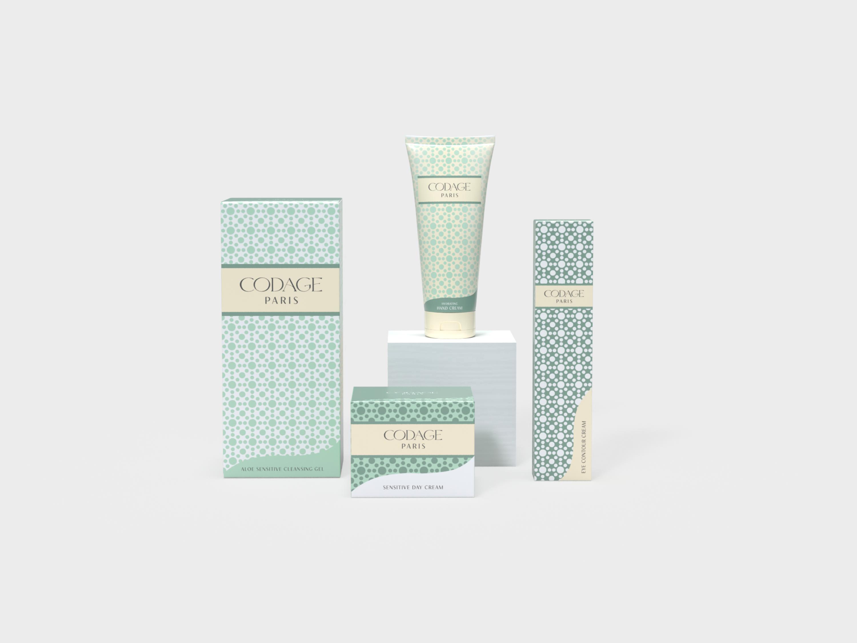 CODAGE hudpleieprodukter – Emballasjedesign