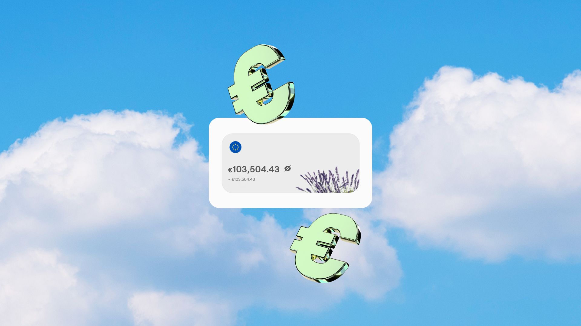 A euro account on Juicyway, in your own name