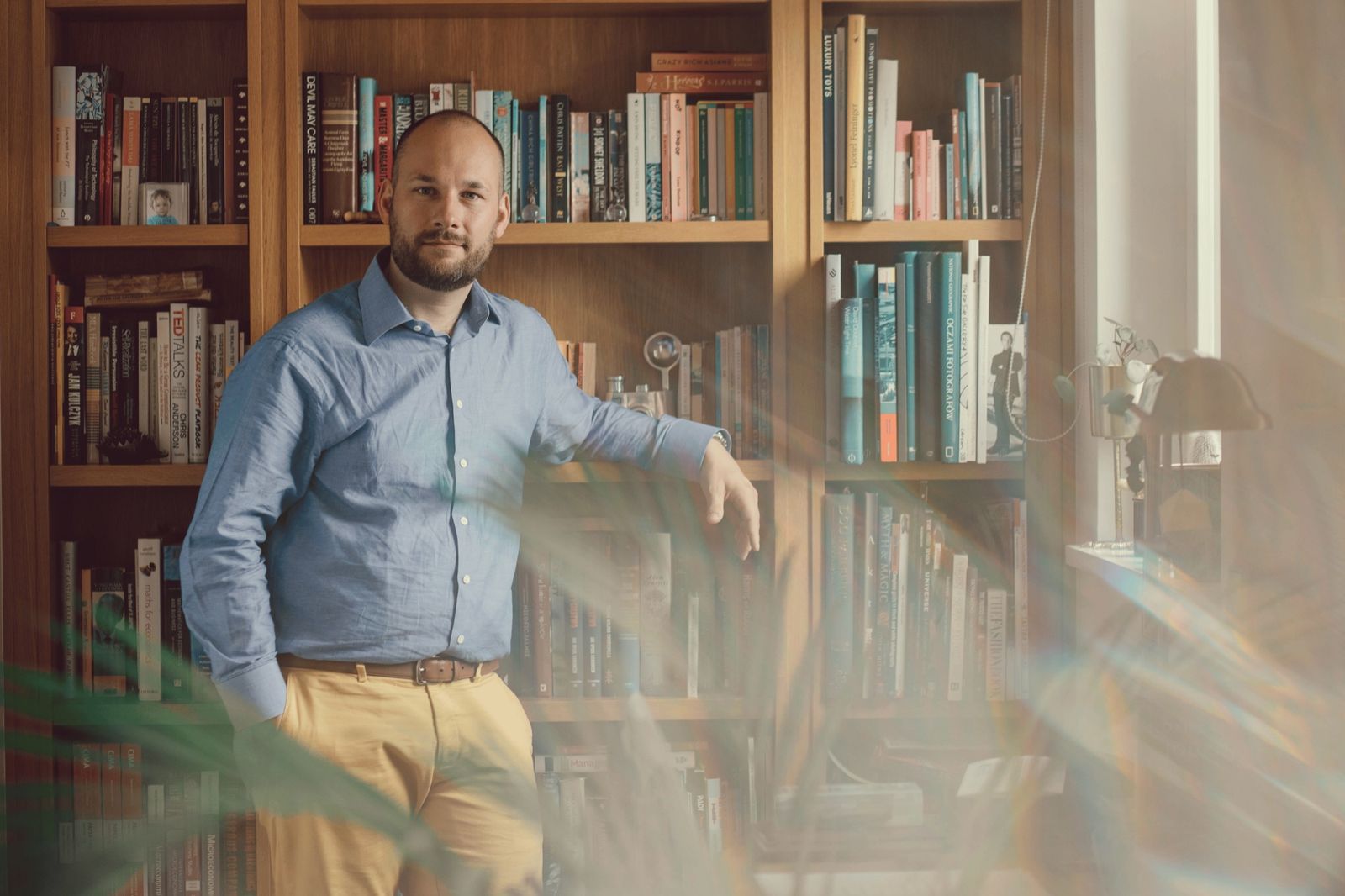 Konstanty Sliwowski at home in Berlin