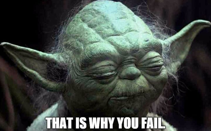 This Is Why You Fail