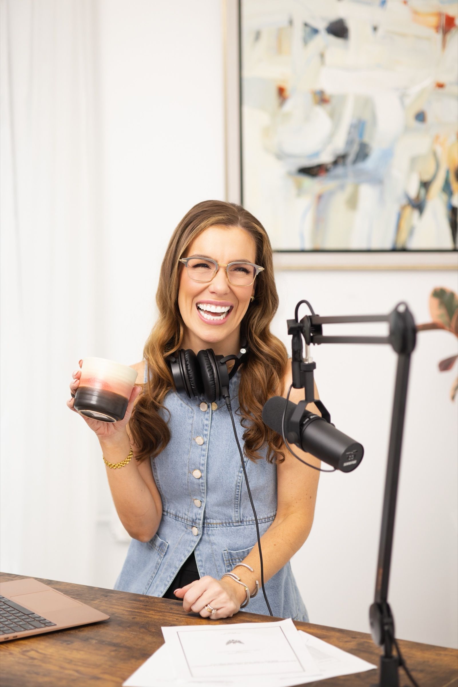 Mattie Duppler recording The Tradeoff