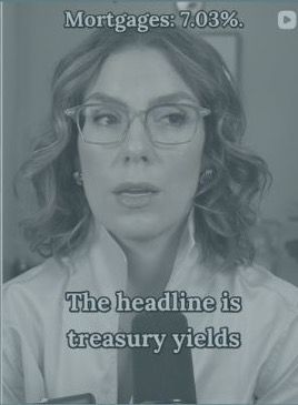 The headline is treasury yields