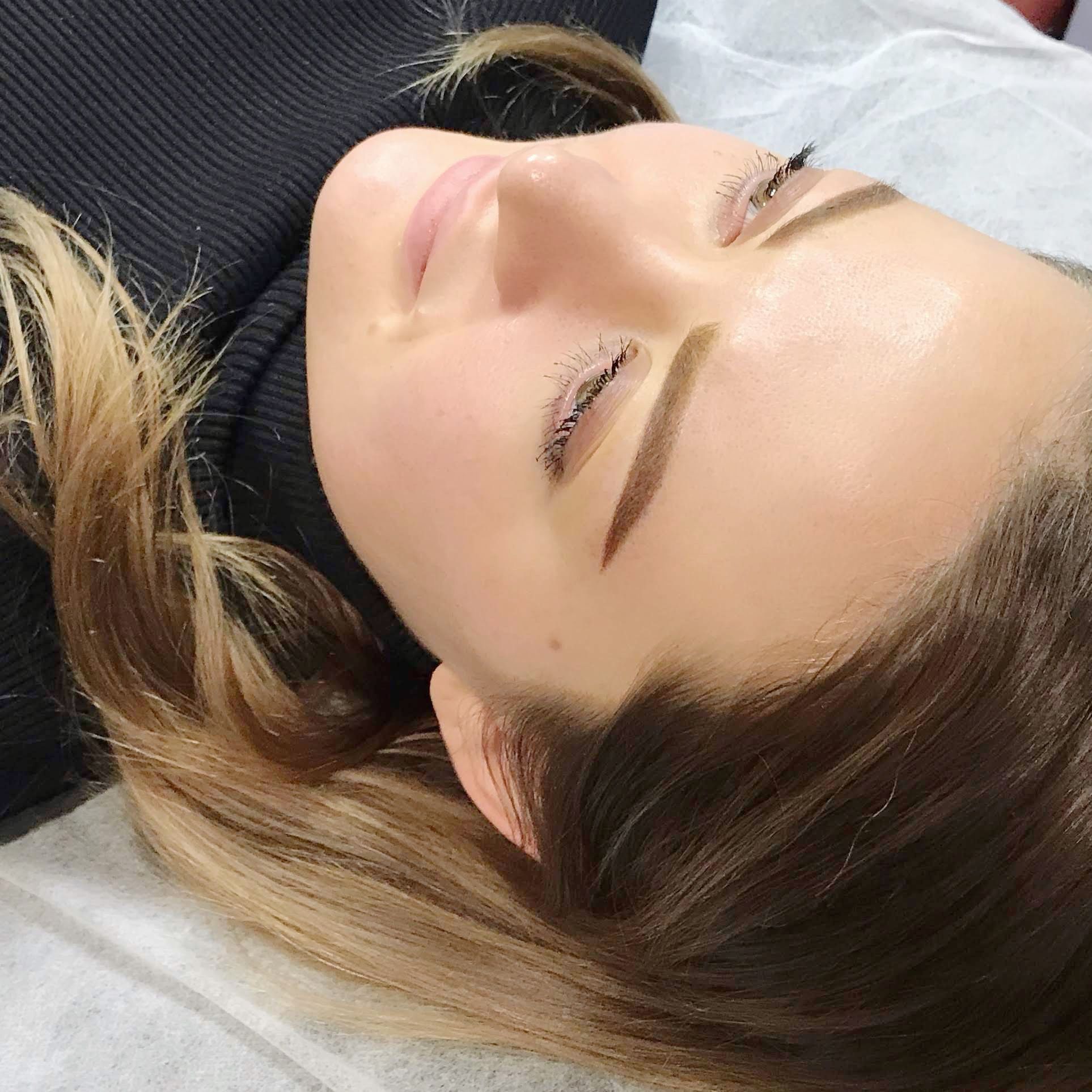 Ombre powder eyebrows nyc