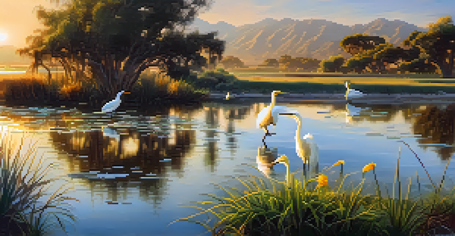 A family exploring San Elijo Lagoon, observing birds and enjoying the wetlands.