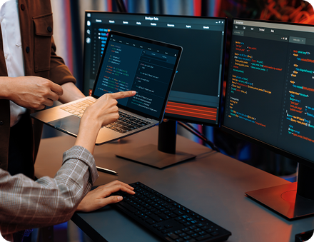 software development service hero image