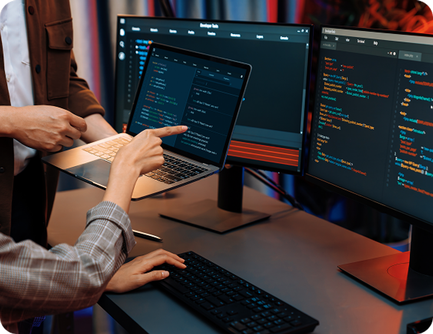software development service hero image