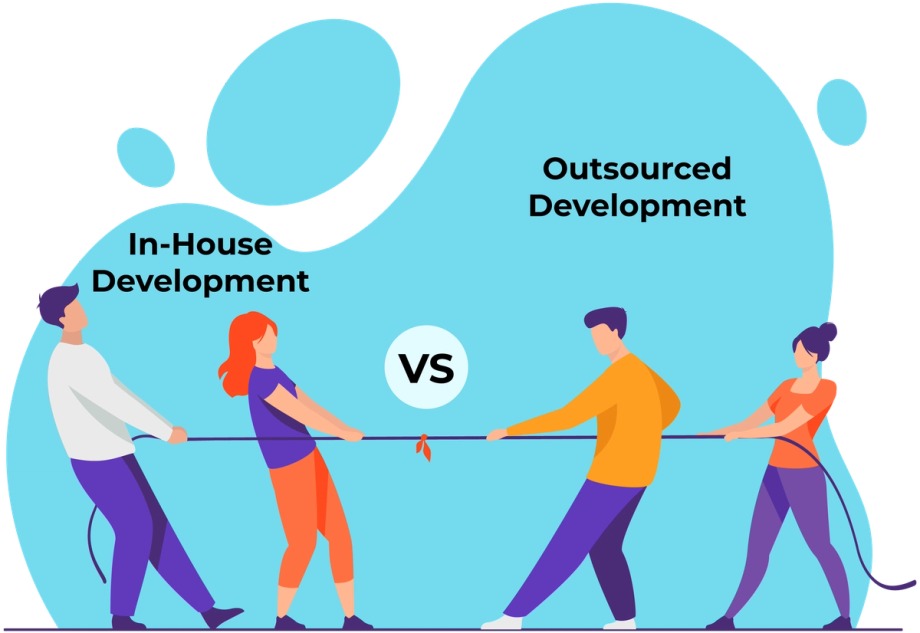 In-house vs outsource software development cost comparison