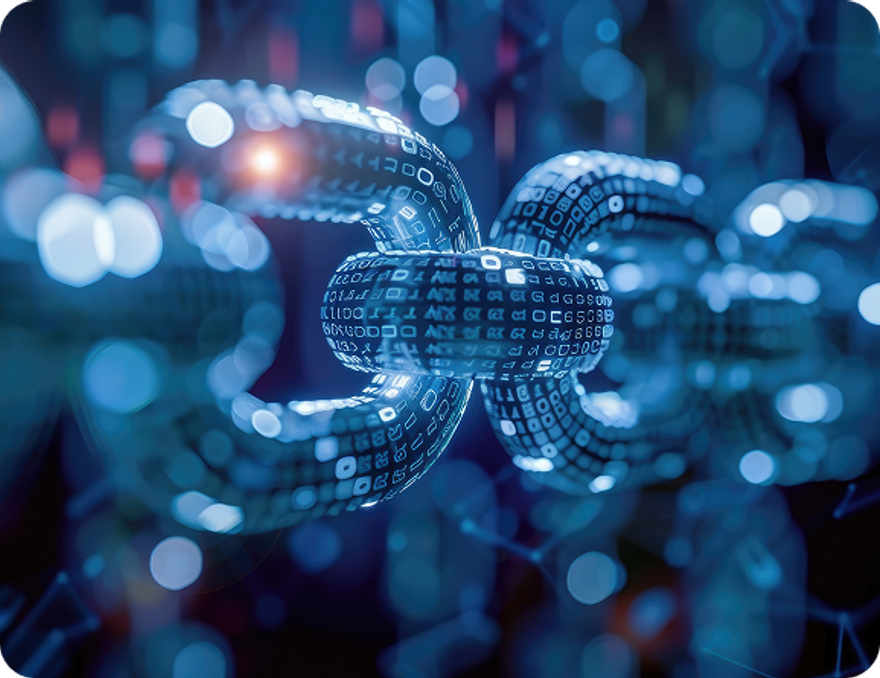 Custom Blockchain Solutions Page Hero Image