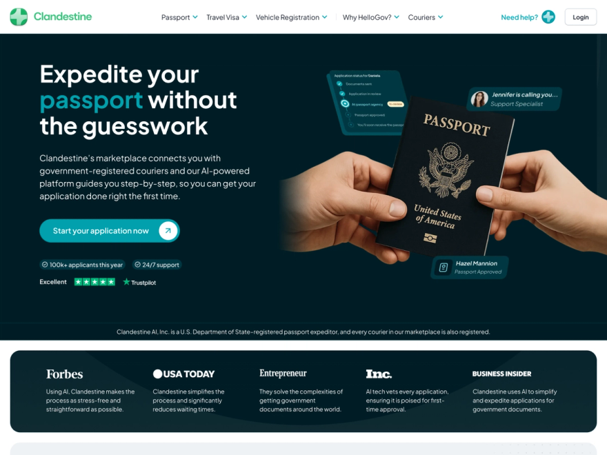government paperwork platform