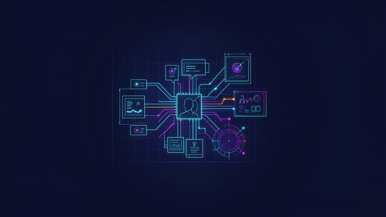 Conceptual diagram of workflow-based AI tool chaining