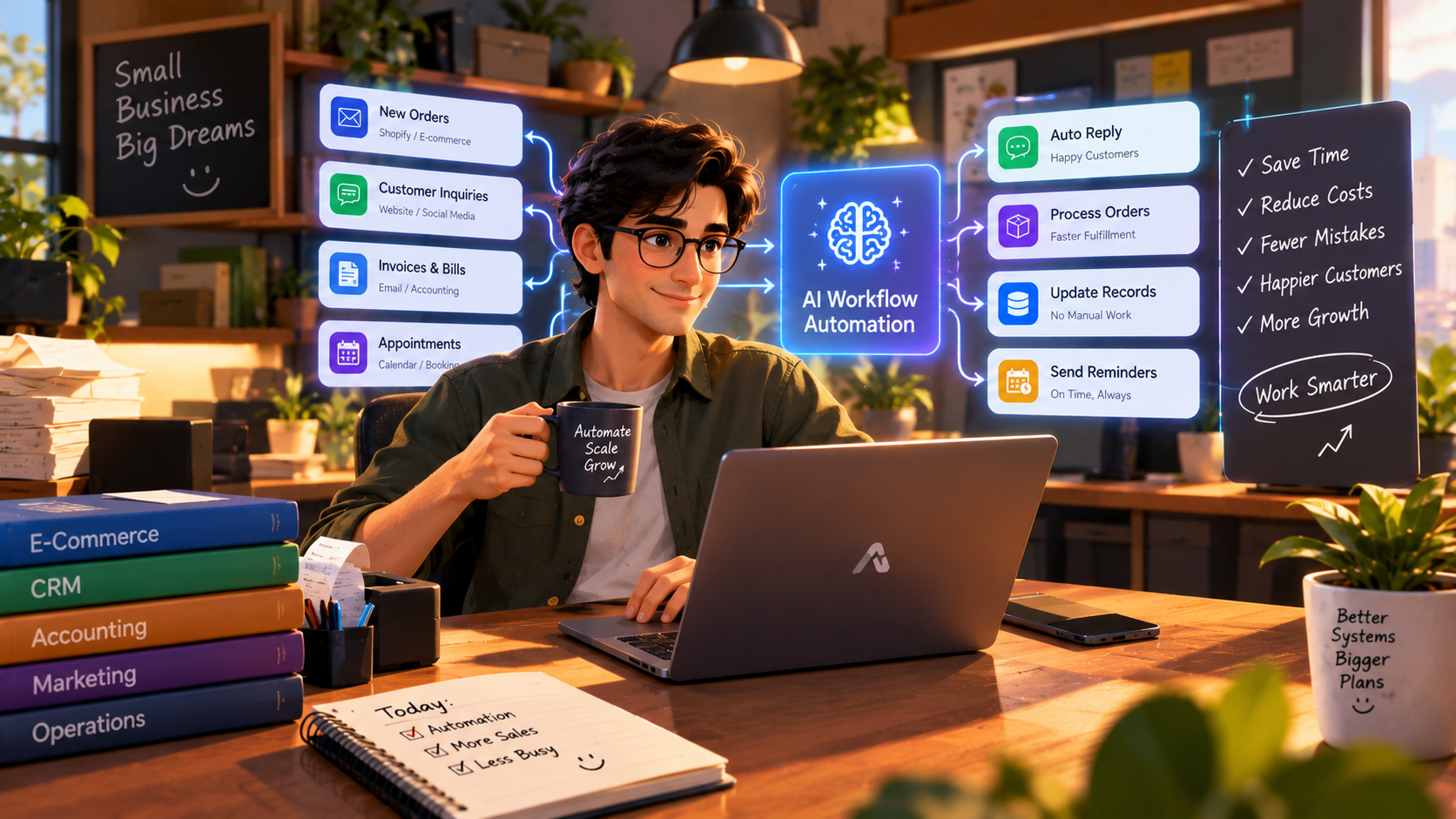 AI Workflow Automation for Small Businesses: The 4-Step Implementation Guide