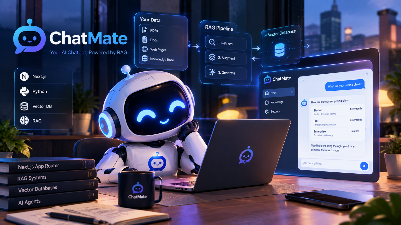 How I Built an AI Chatbot SaaS with Next.js and RAG