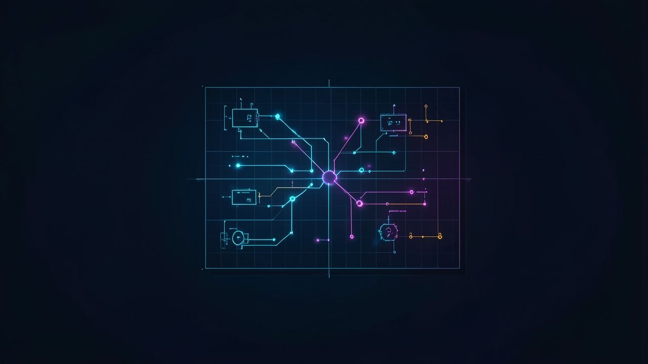 A conceptual visualization of task partitioning and parallel agent execution workflows.