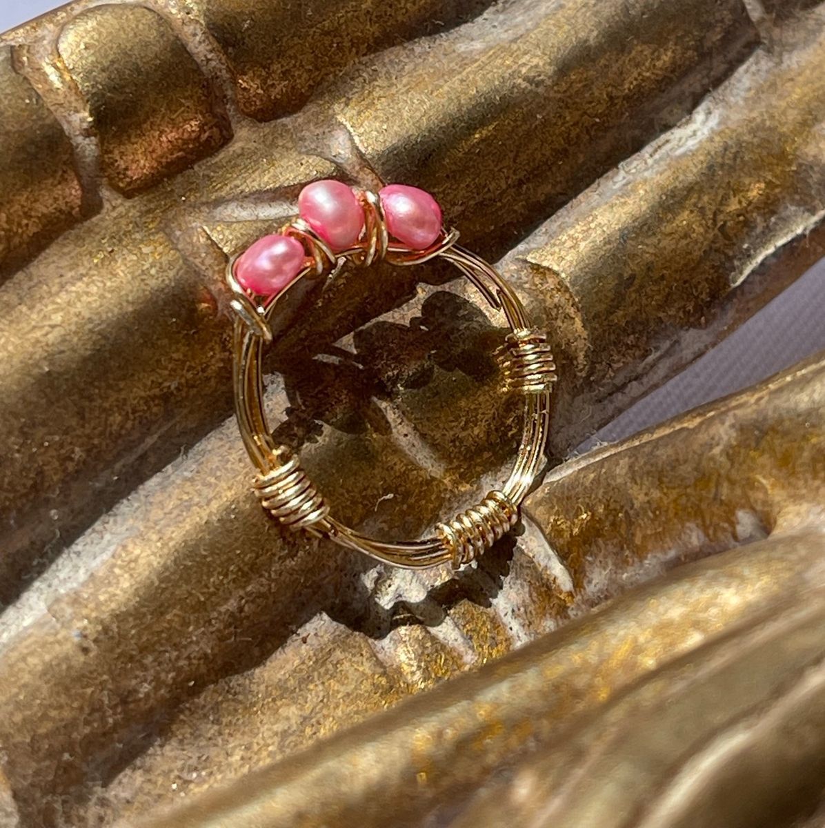 Anillo cráter rosa