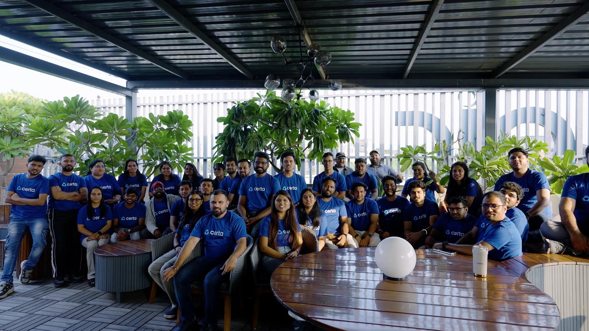 Certa’s India team together