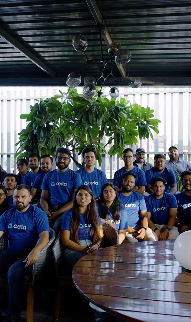 Certa’s India team together