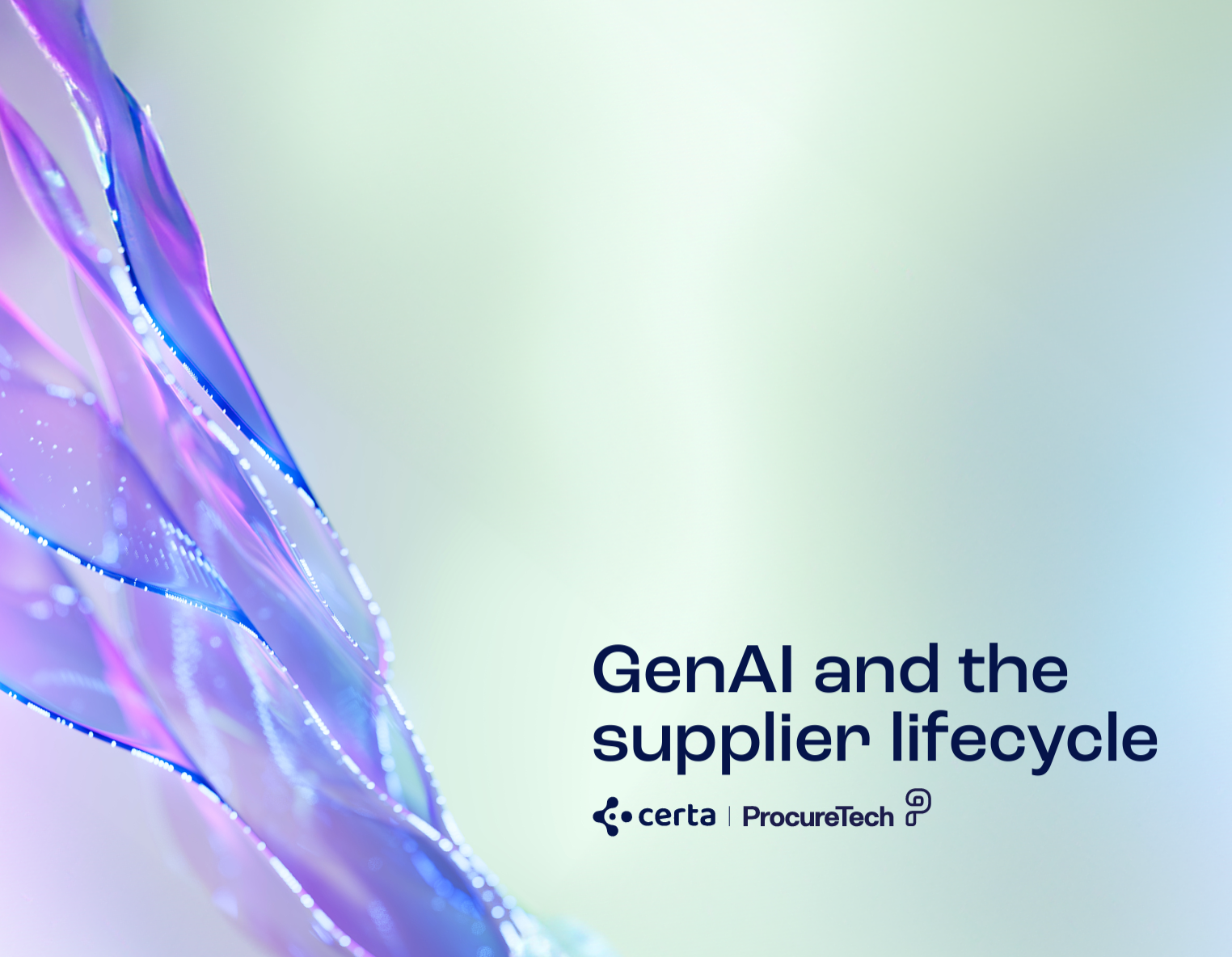 GenAI & supplier lifecycle: Expert report