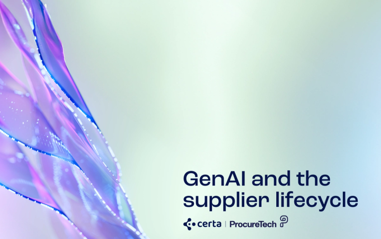 GenAI & supplier lifecycle: Expert report
