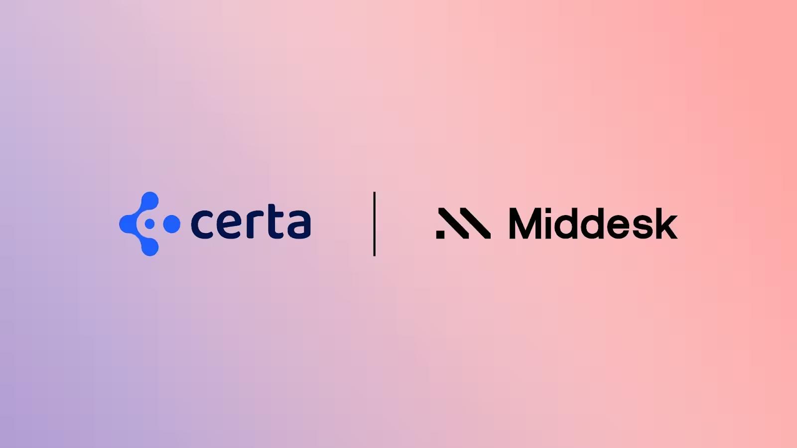 Middesk partnership expands Certa’s capabilities