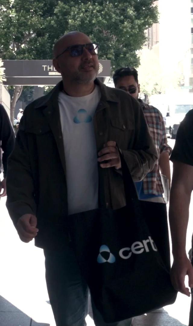 Certa colleagues walking together in San Francisco