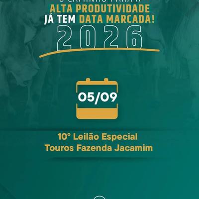 10º Leilão Especial Touros Fazenda Jacamim - Foto 1