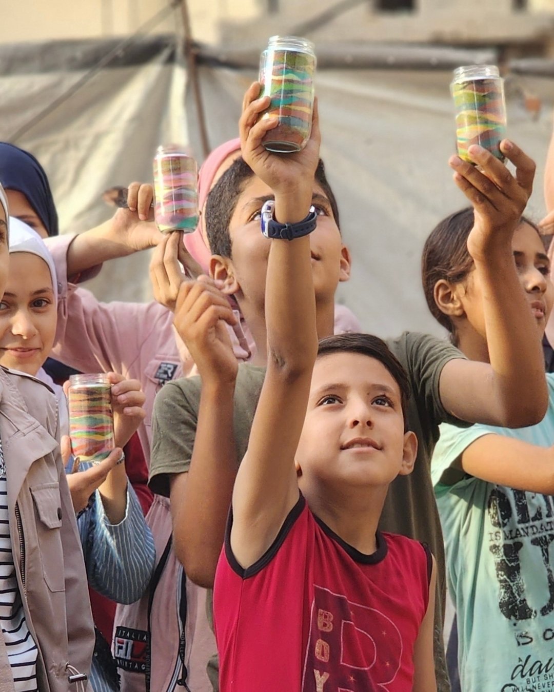 Suad Abu Odeh, In Our Hands, the Sand Shines, 2025