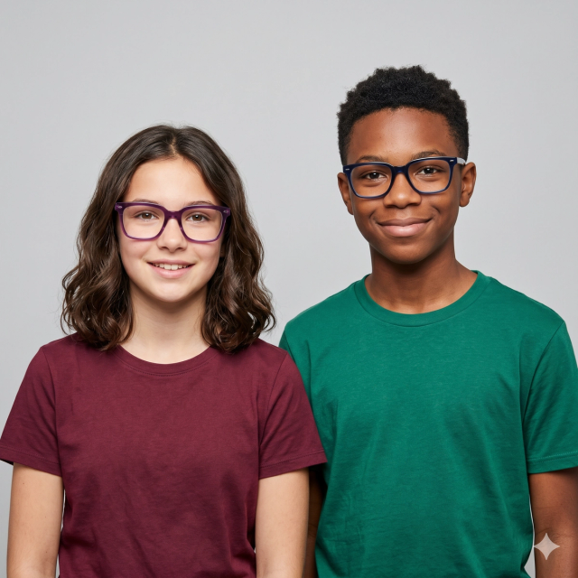 Kabir & Kiara, age 11