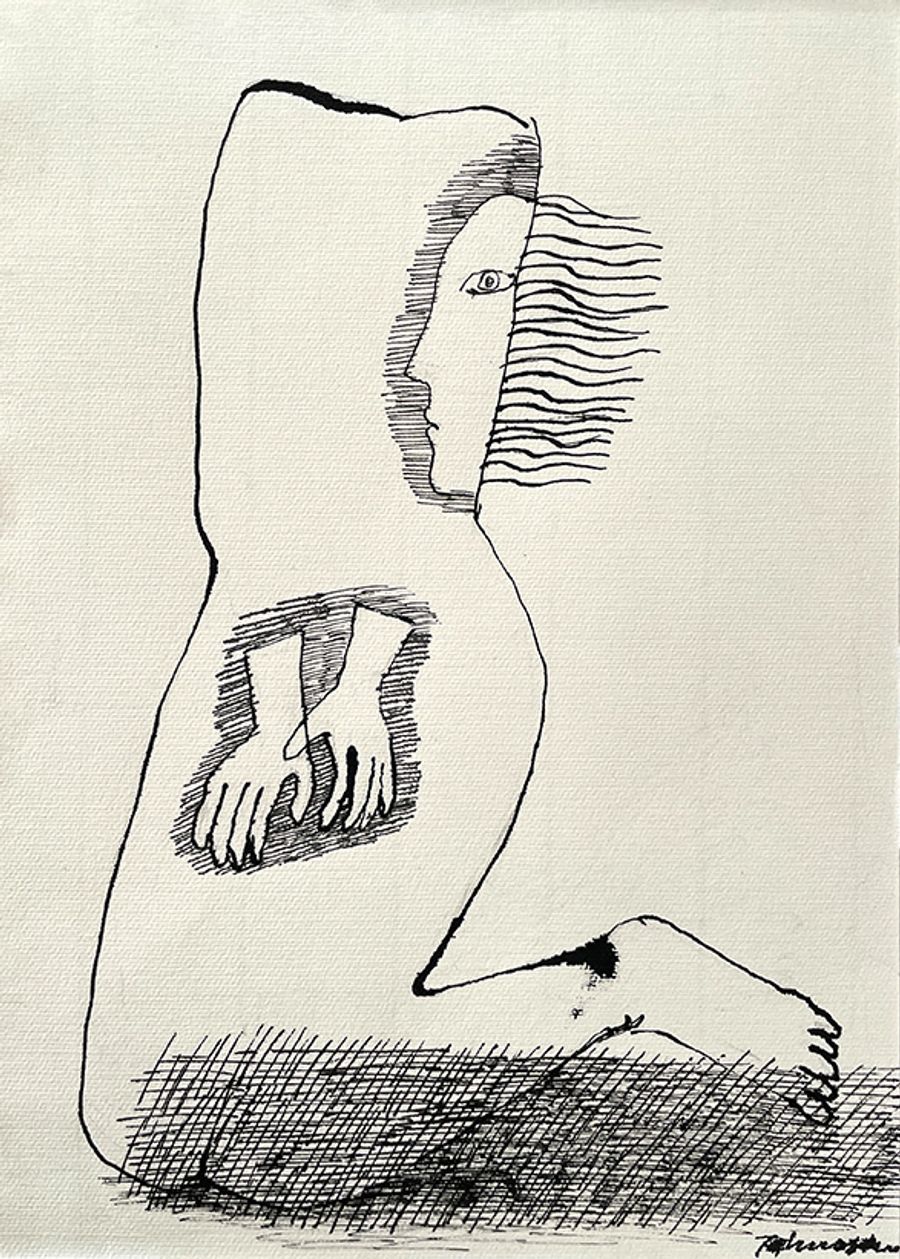 Art By Drawing A Woman