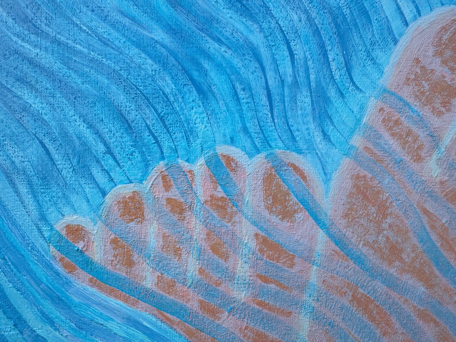 Wavy Feet — detail 1